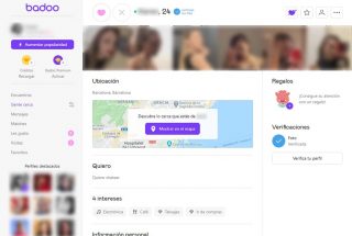 Perfil de usuario Badoo